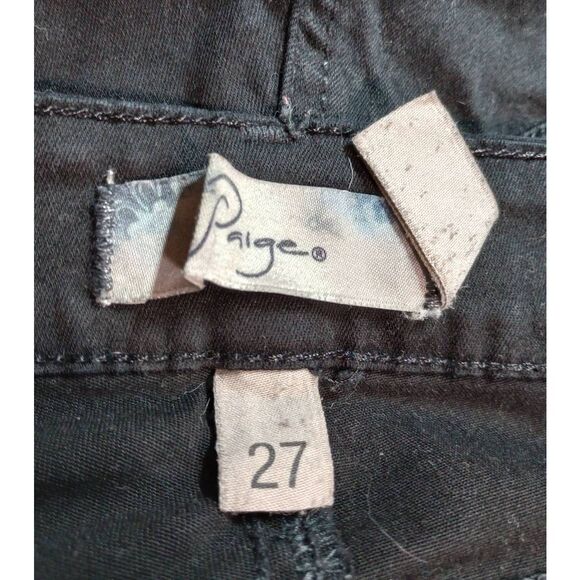 Paige Jeans Ladies 27 Verdugo‎ Legging Black Skinny - Picture 5 of 8